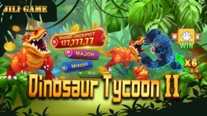 Dinosaur Tycoon 2 Jili | Shengguang Dragon King gashapon, tối đa 1000 lần, cơ hội nhận tiền thưởng cao.